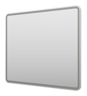 Зеркало с подсветкой Misty 3 Неон 100см с сенсором на корпусе белый